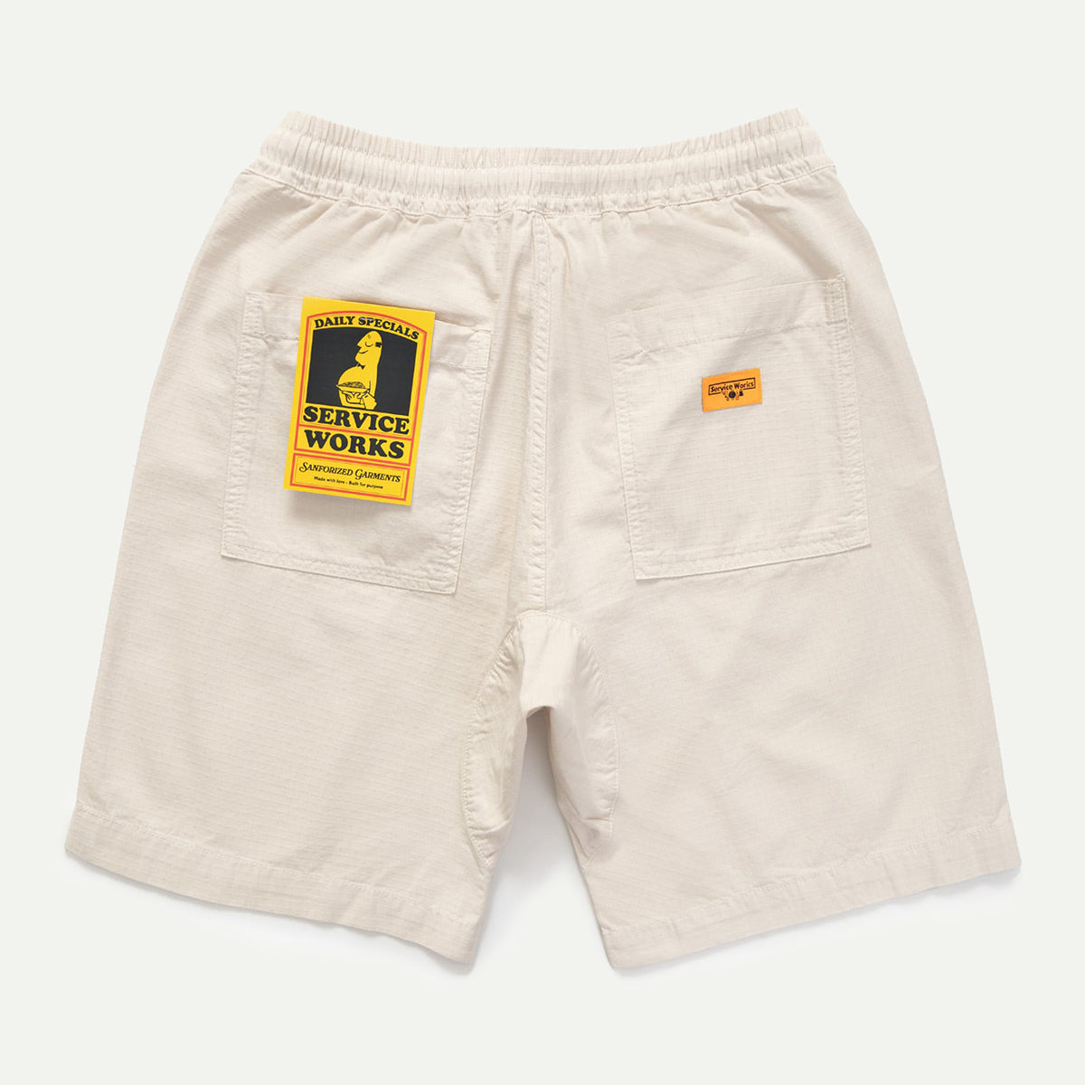 Bone Ripstop Chef Short