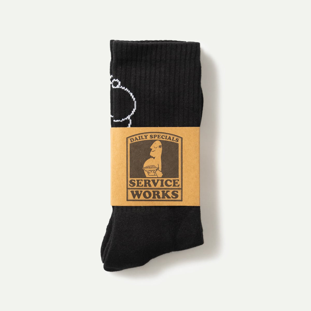 Black Salt and Pepper Socks