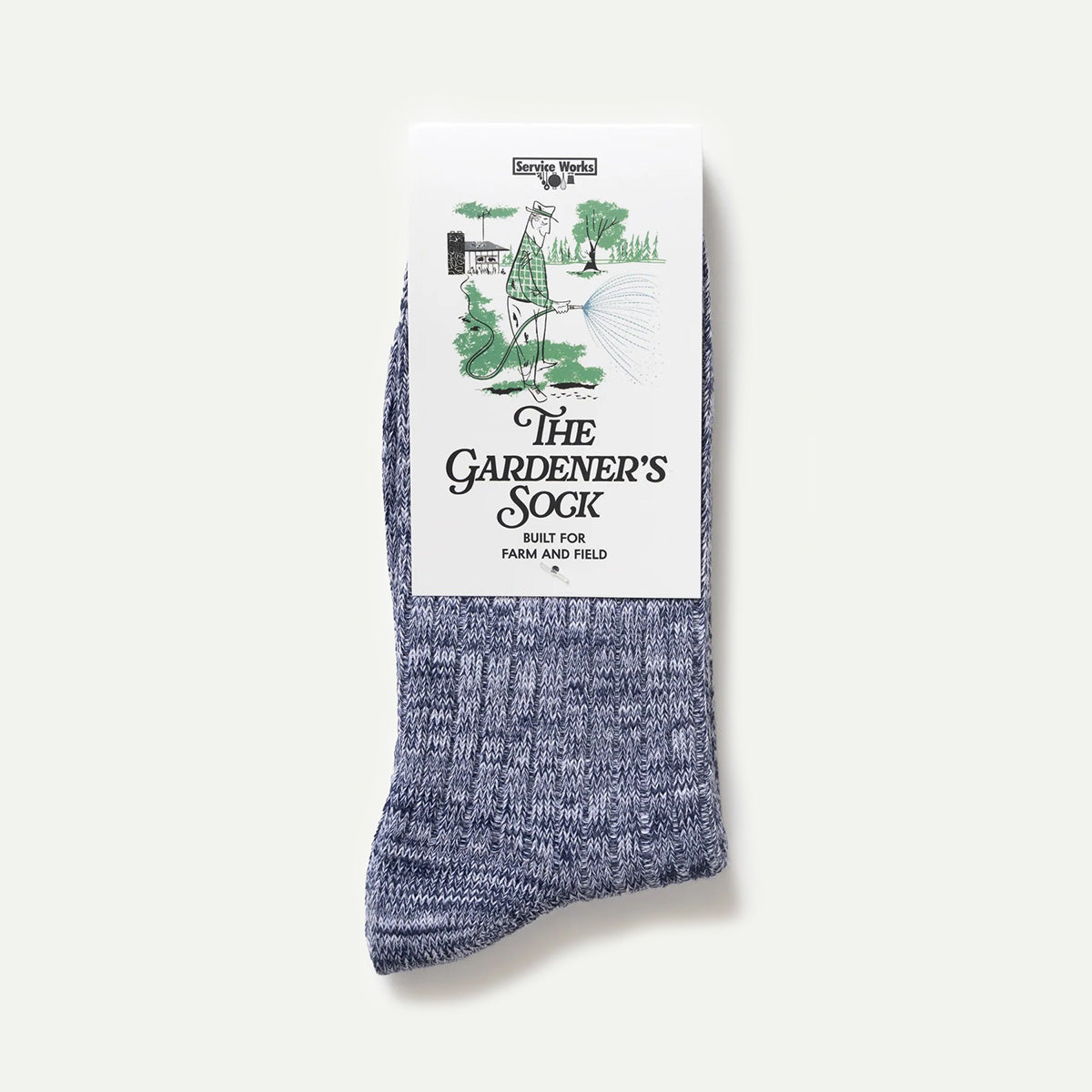 Navy The Gardener's Sock