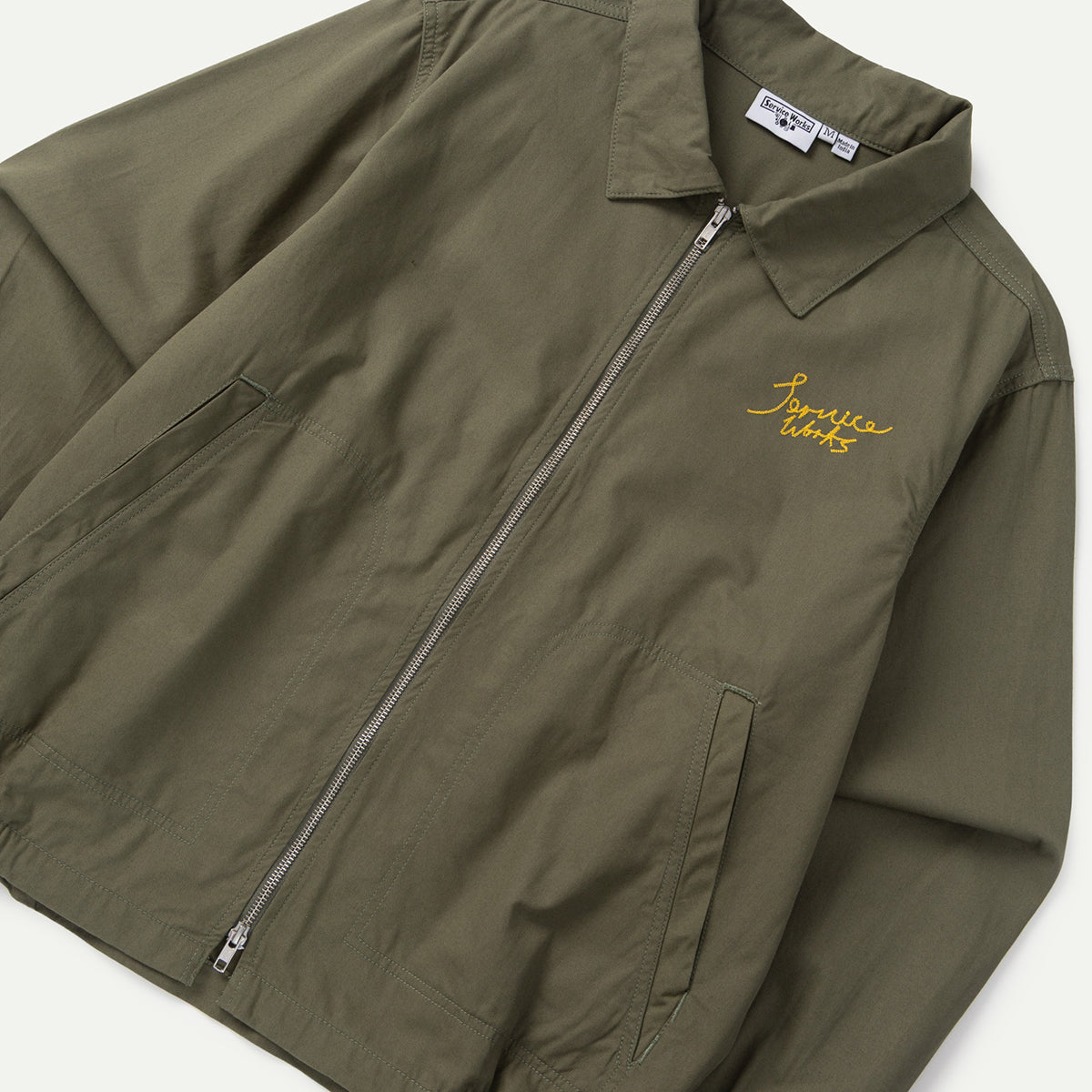 Olive Twill Work Jacket