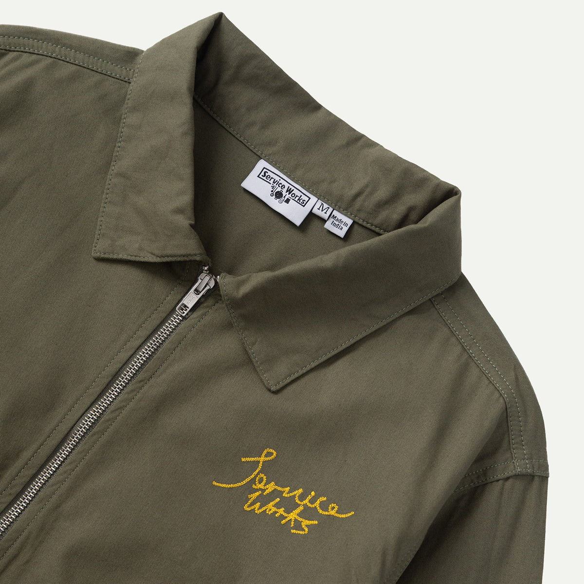 Olive Twill Work Jacket