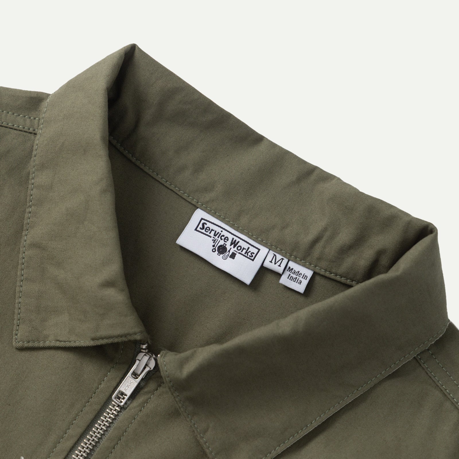 Olive Twill Work Jacket