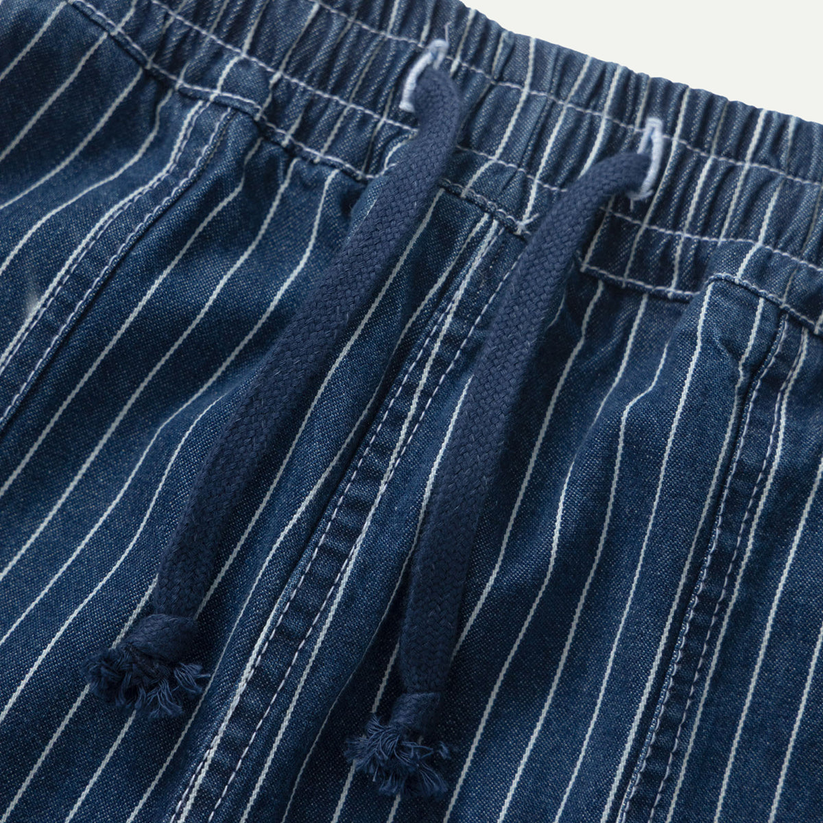 Indigo Pinstripe Denim Chef Pant