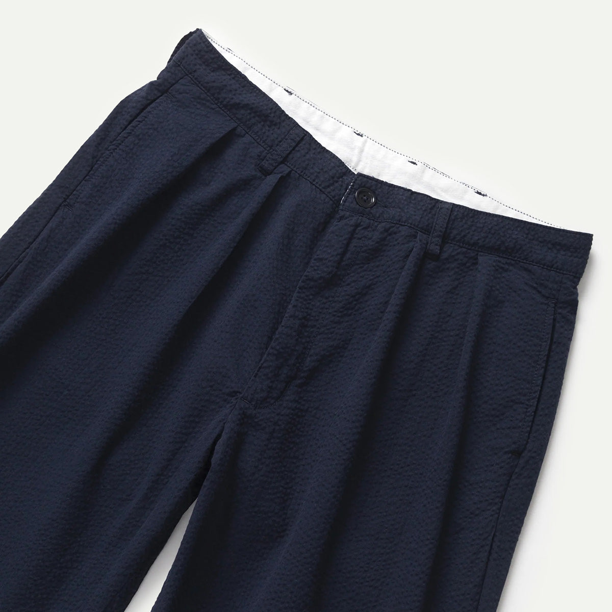 Dark Navy Seersucker Part Timer Pant
