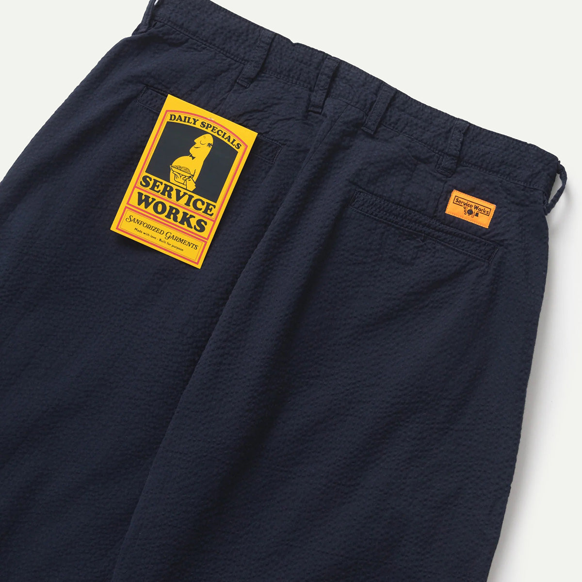 Dark Navy Seersucker Part Timer Pant
