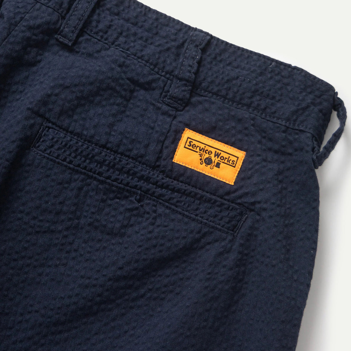 Dark Navy Seersucker Part Timer Pant