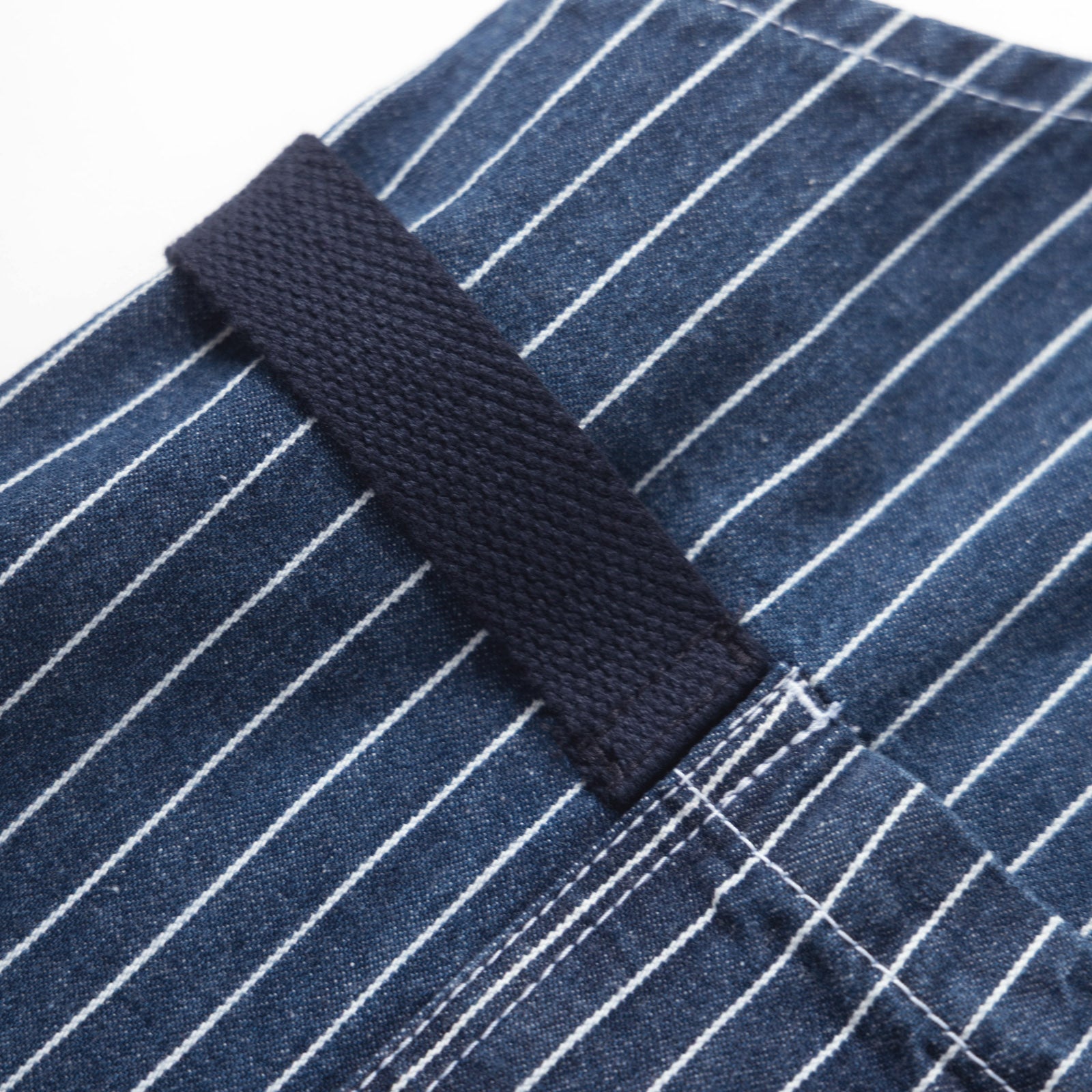 Pinstripe Denim Apron