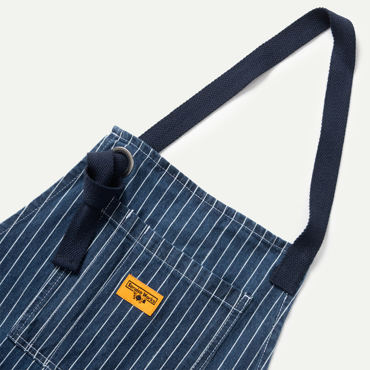 Pinstripe Denim Apron