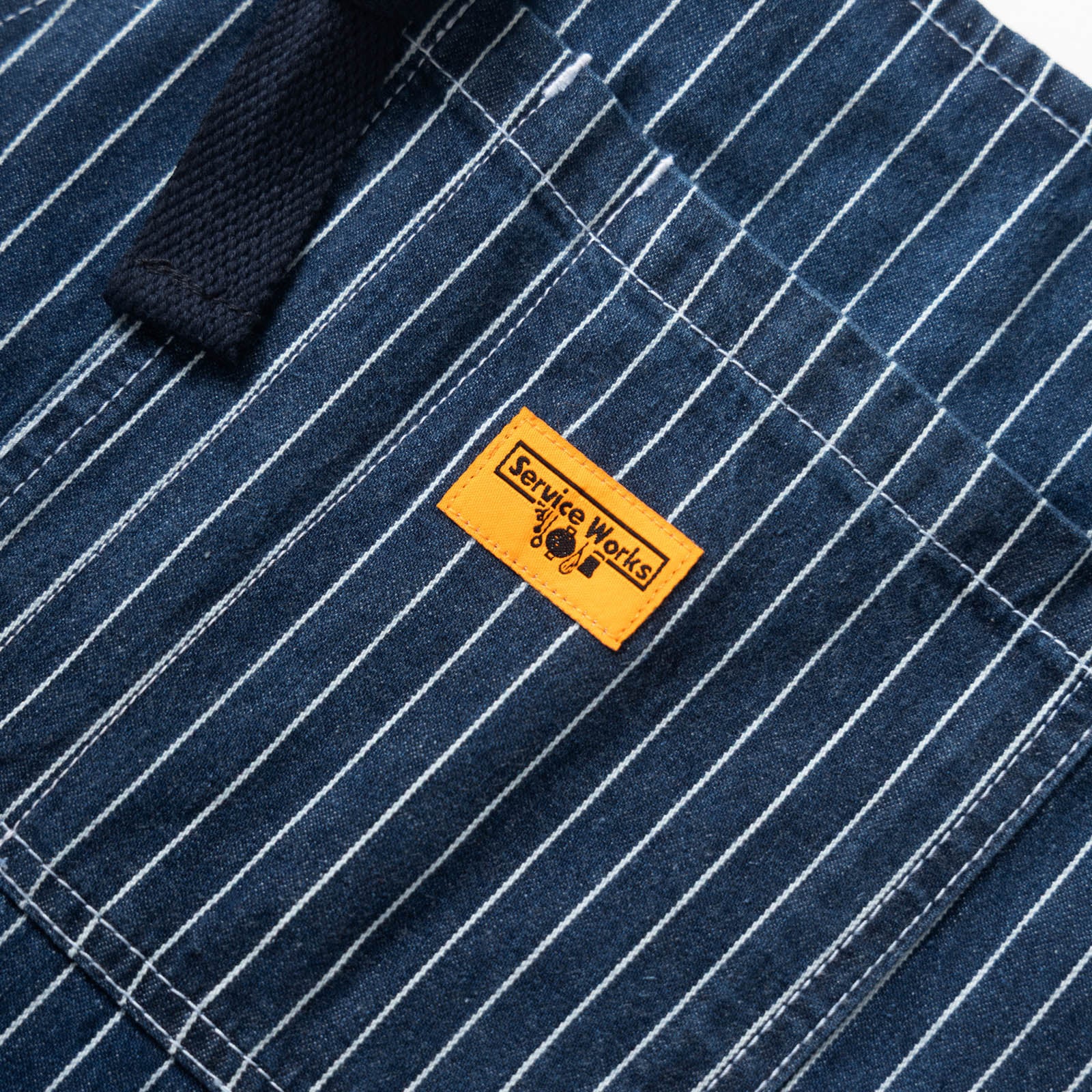 Pinstripe Denim Apron