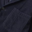 Dark Navy Fine Cord Server Suit Jacket