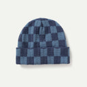 <h6>SERVICE WORKS</h6><h6>NAVY CHUNKY CHECK BEANIE</h6><h6>£35</h6>