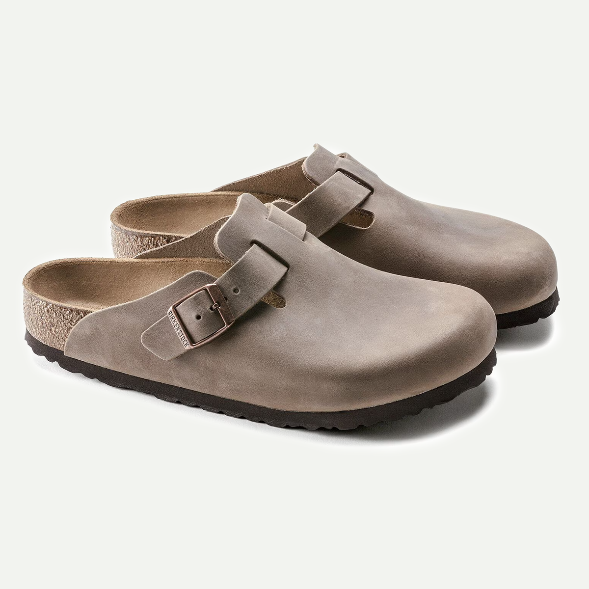 Tobacco Brown Oiled Leather Boston
