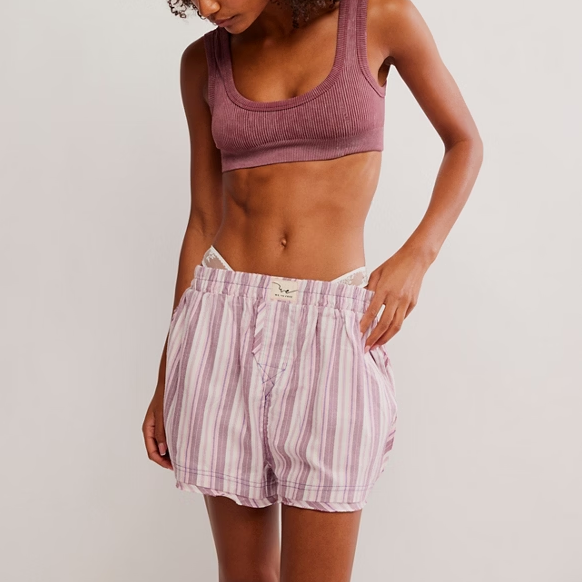 Burgundy Combo Day To Day Flannel Boxer