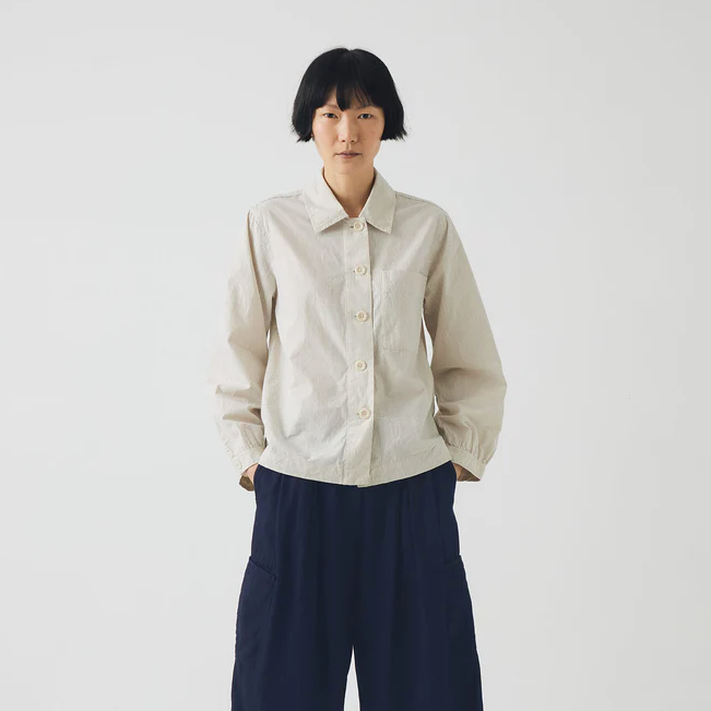 Sunwashed Blue Baya Striped Shirt