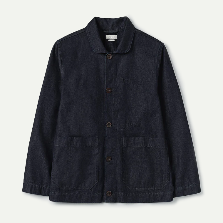 Indigo Denim Chore Jacket