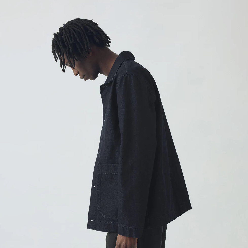 Indigo Denim Chore Jacket