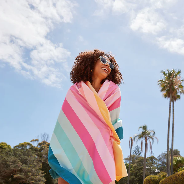 Coastal Candy Beach Towel