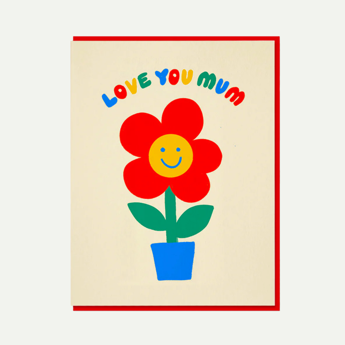Flowerpot Mum Greeting Card