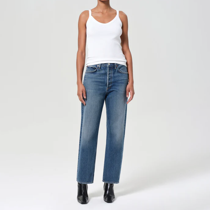 Bounty 90s Mid Rise Crop Jean