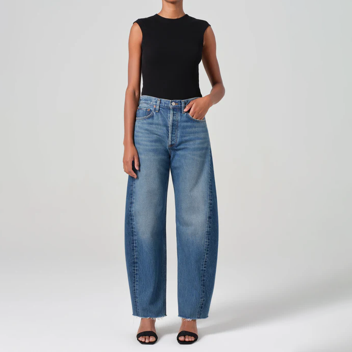Split Luna Pieced Jean
