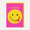 Smiley Face Happy Birthday Card