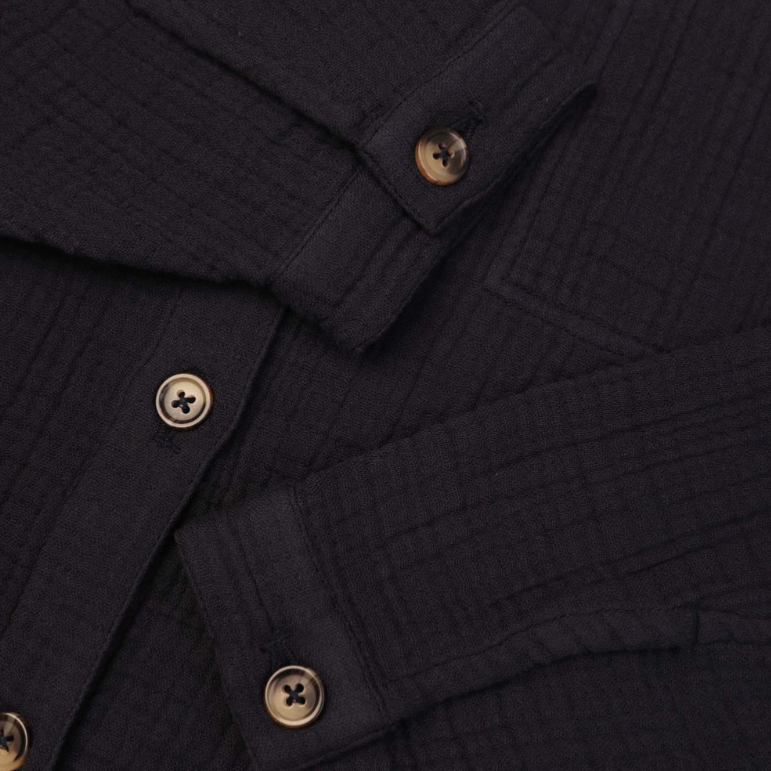 Midnight Wide Longline Chore Coat
