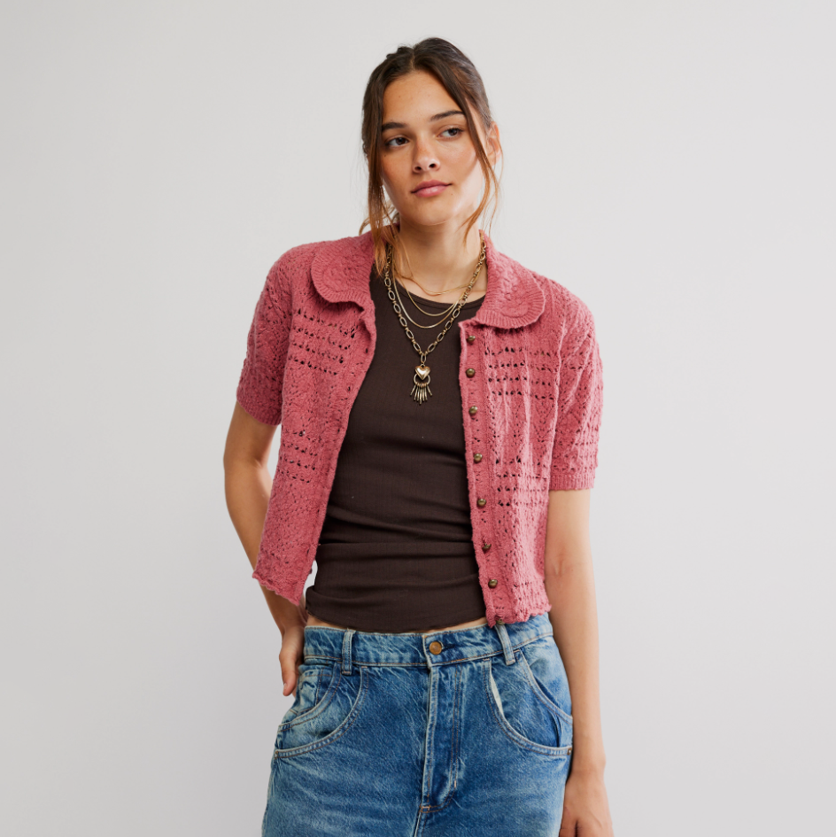 Faded Rose Daylight Cardigan