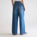 Blue Stone Denim N.62 Wide Jeans