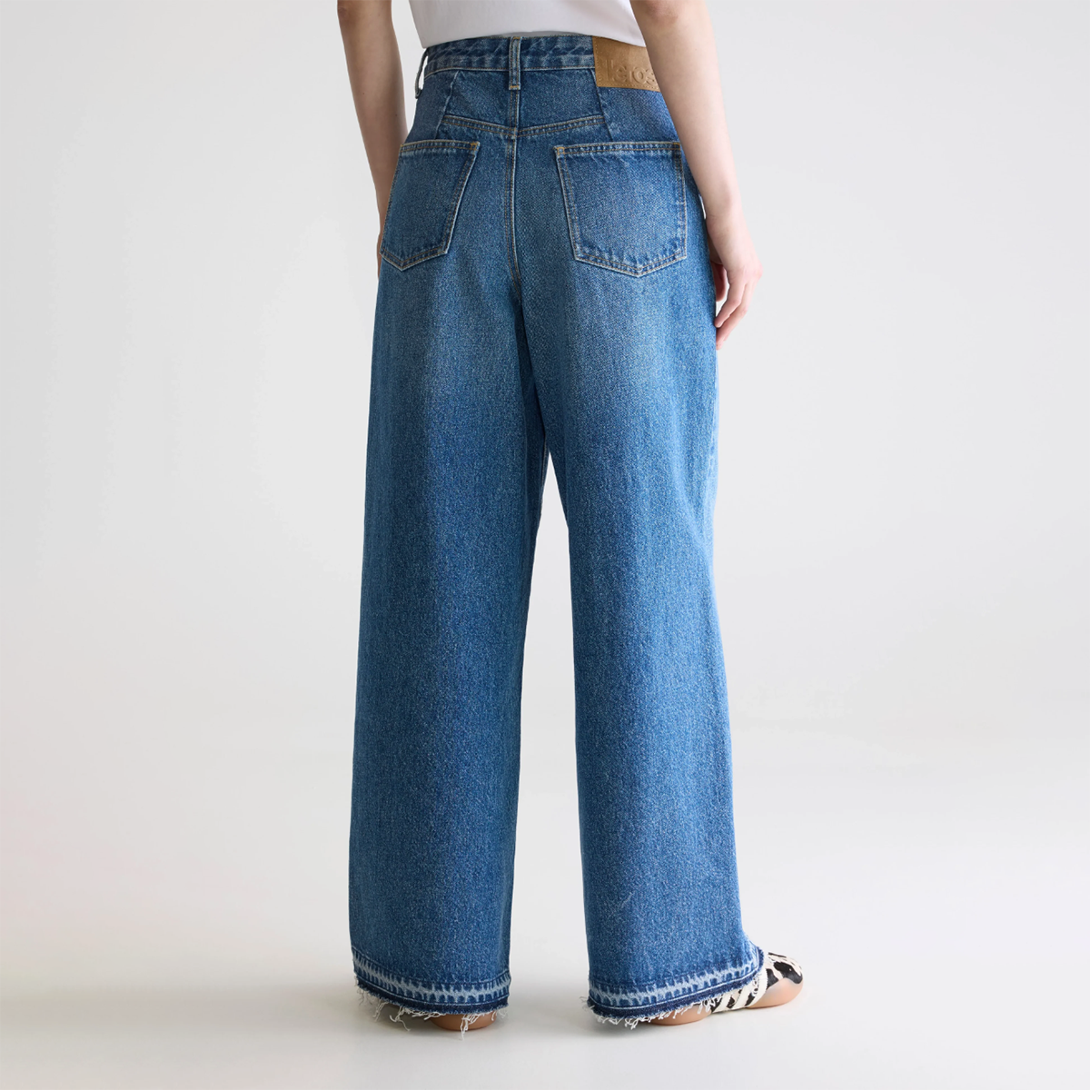 Blue Stone Denim N.62 Wide Jeans