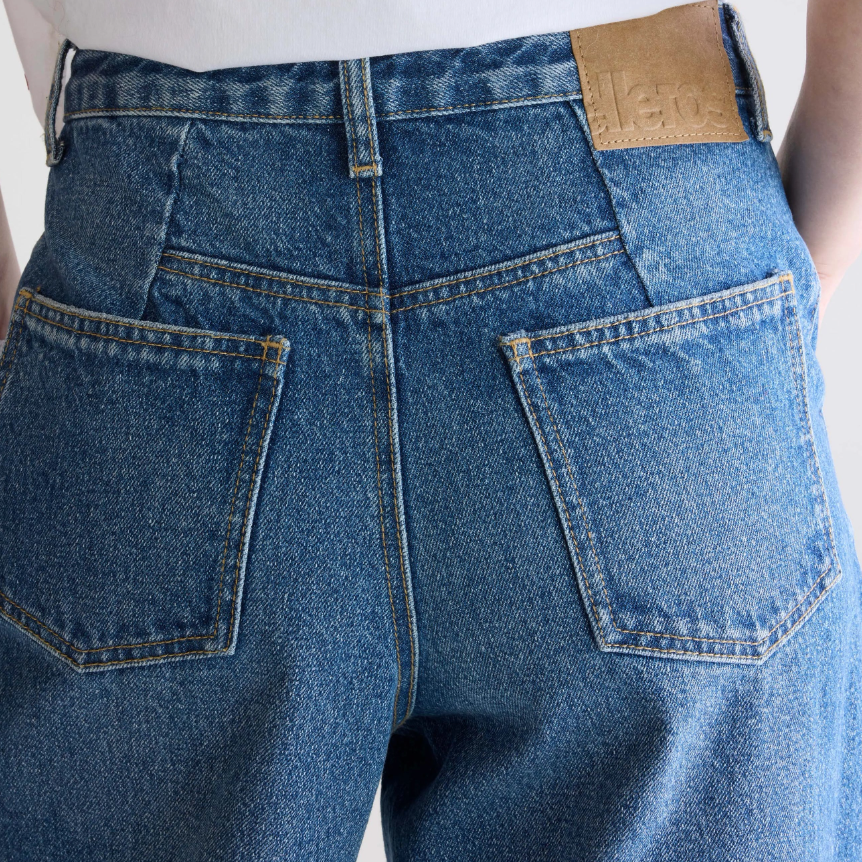 Blue Stone Denim N.62 Wide Jeans