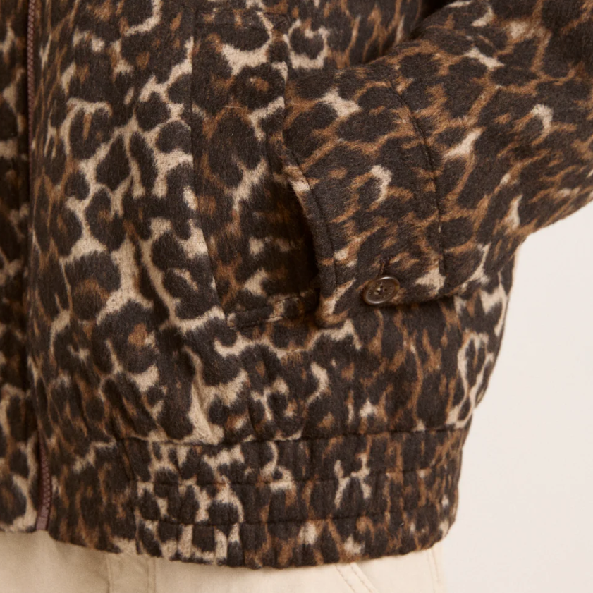 Leopard US EXCL Pixie Wool Bomber