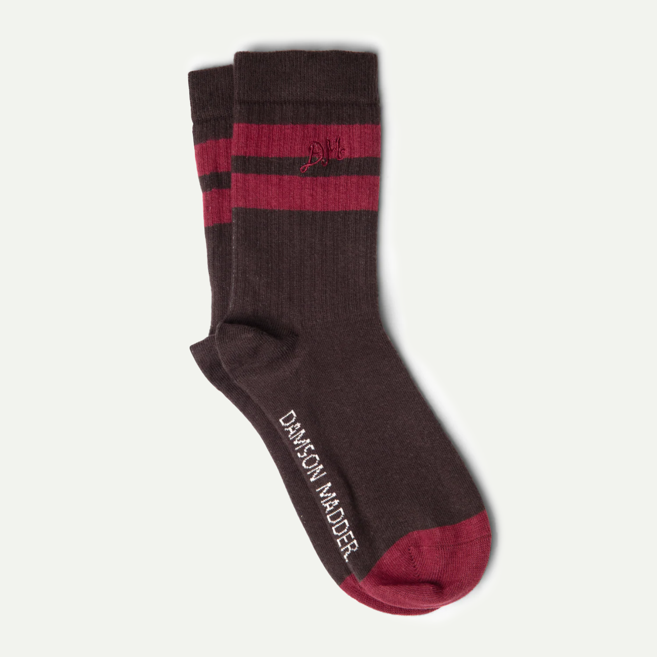 Choc Sporty Calf Length Sock