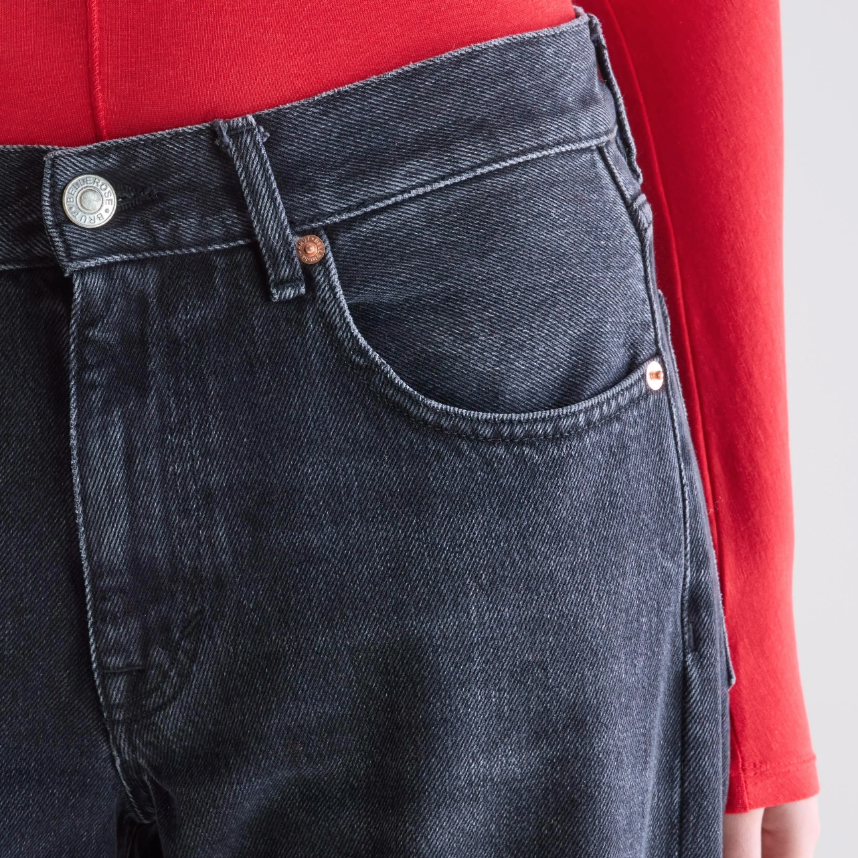 Used Black Wide N 97 Jeans