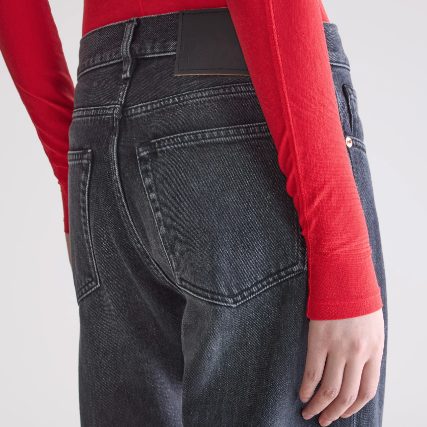 Used Black Wide N 97 Jeans
