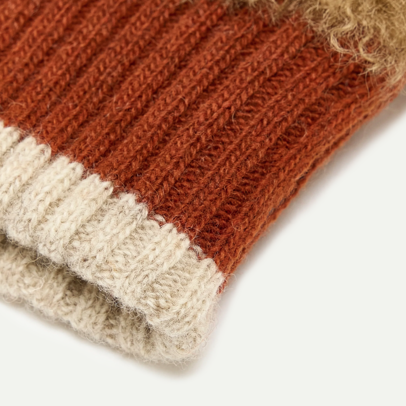 Toffee Madina Shearling Gloves