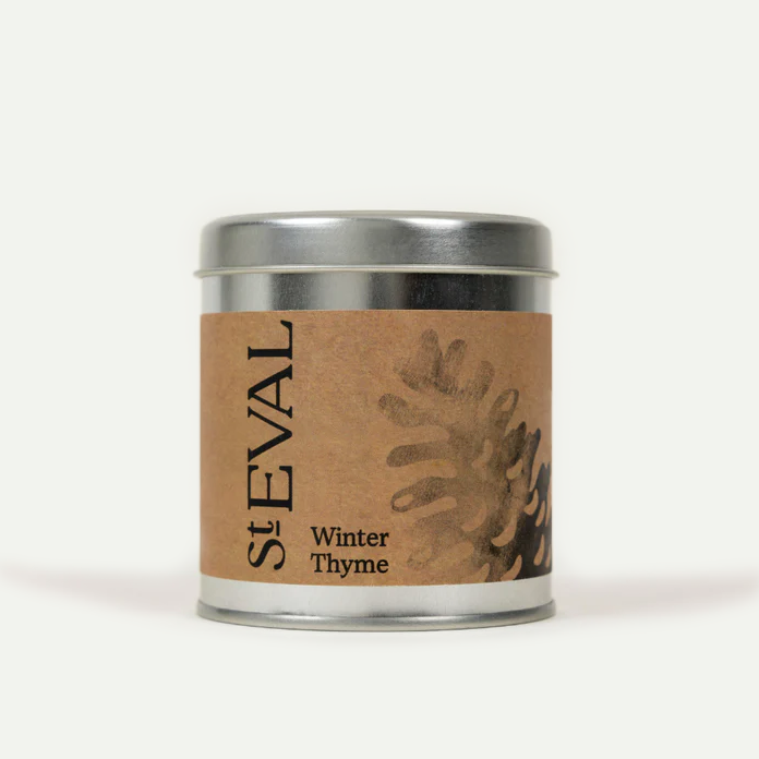 Winter Thyme Scented Tin Candle