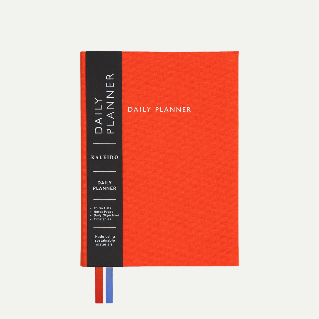 Orange Fabric A5 Daily Planner