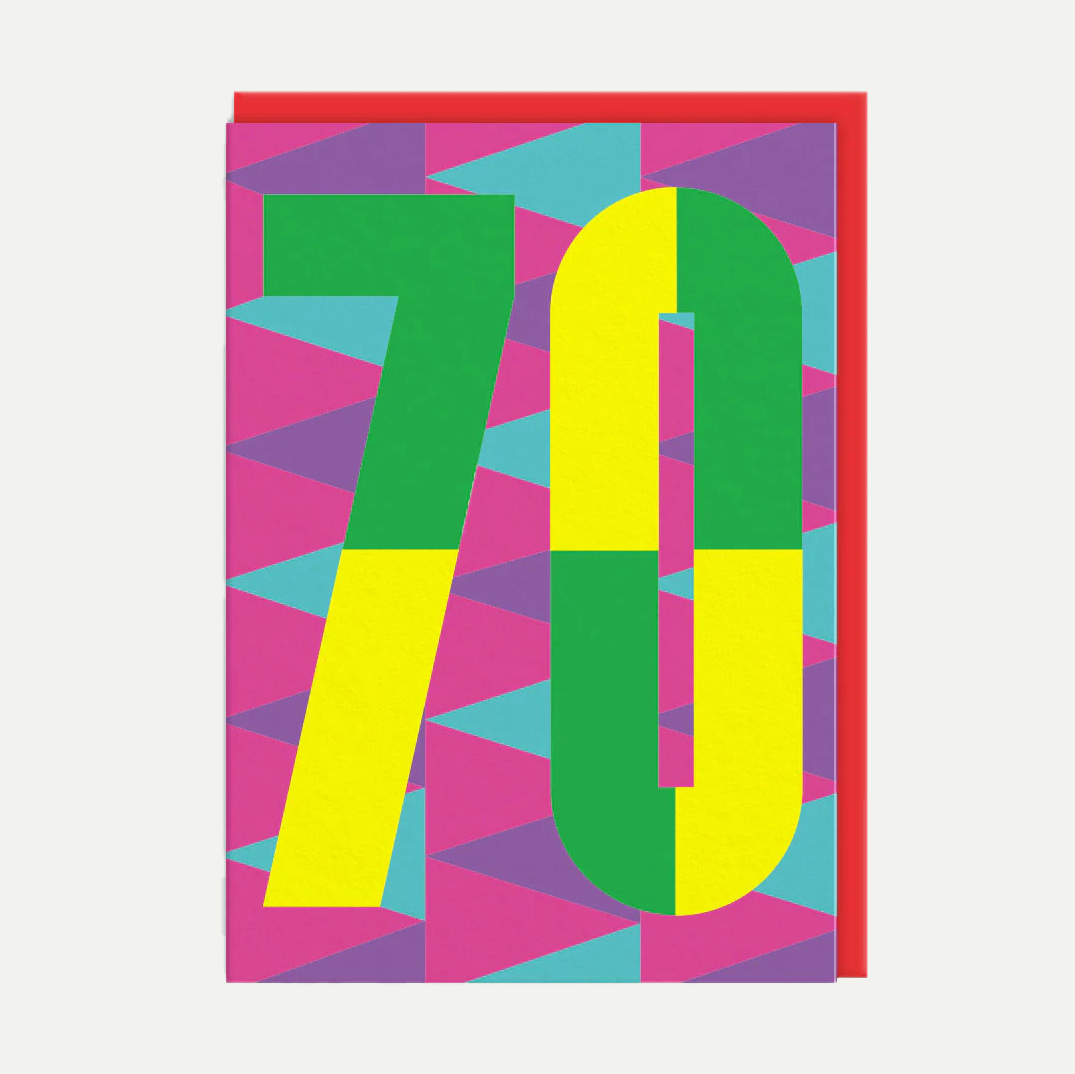 70 Birthday Card