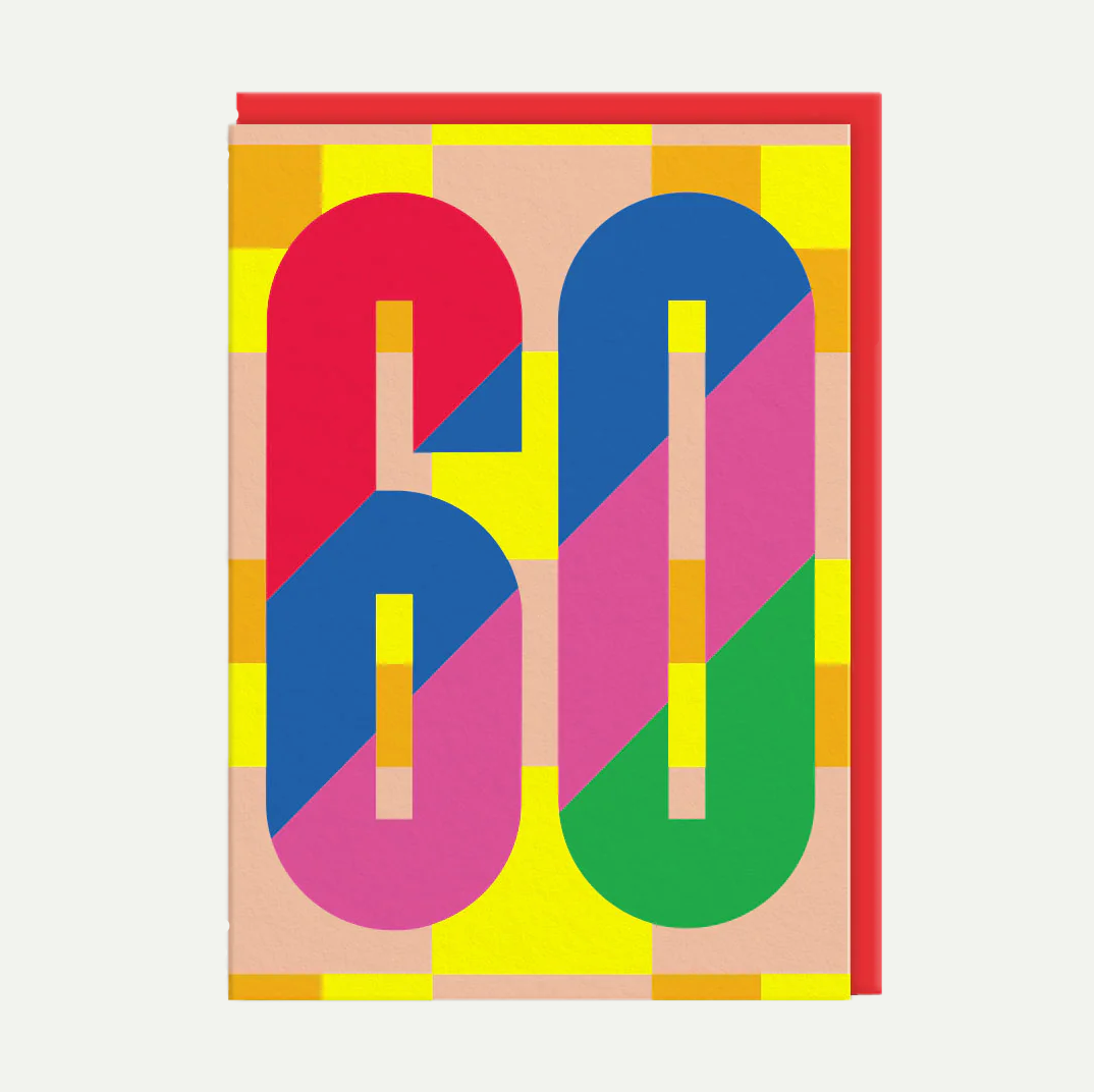 60 Birthday Card
