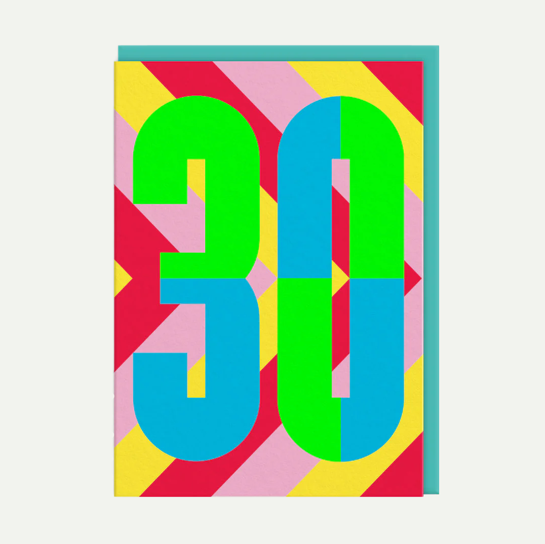 30 Birthday Card