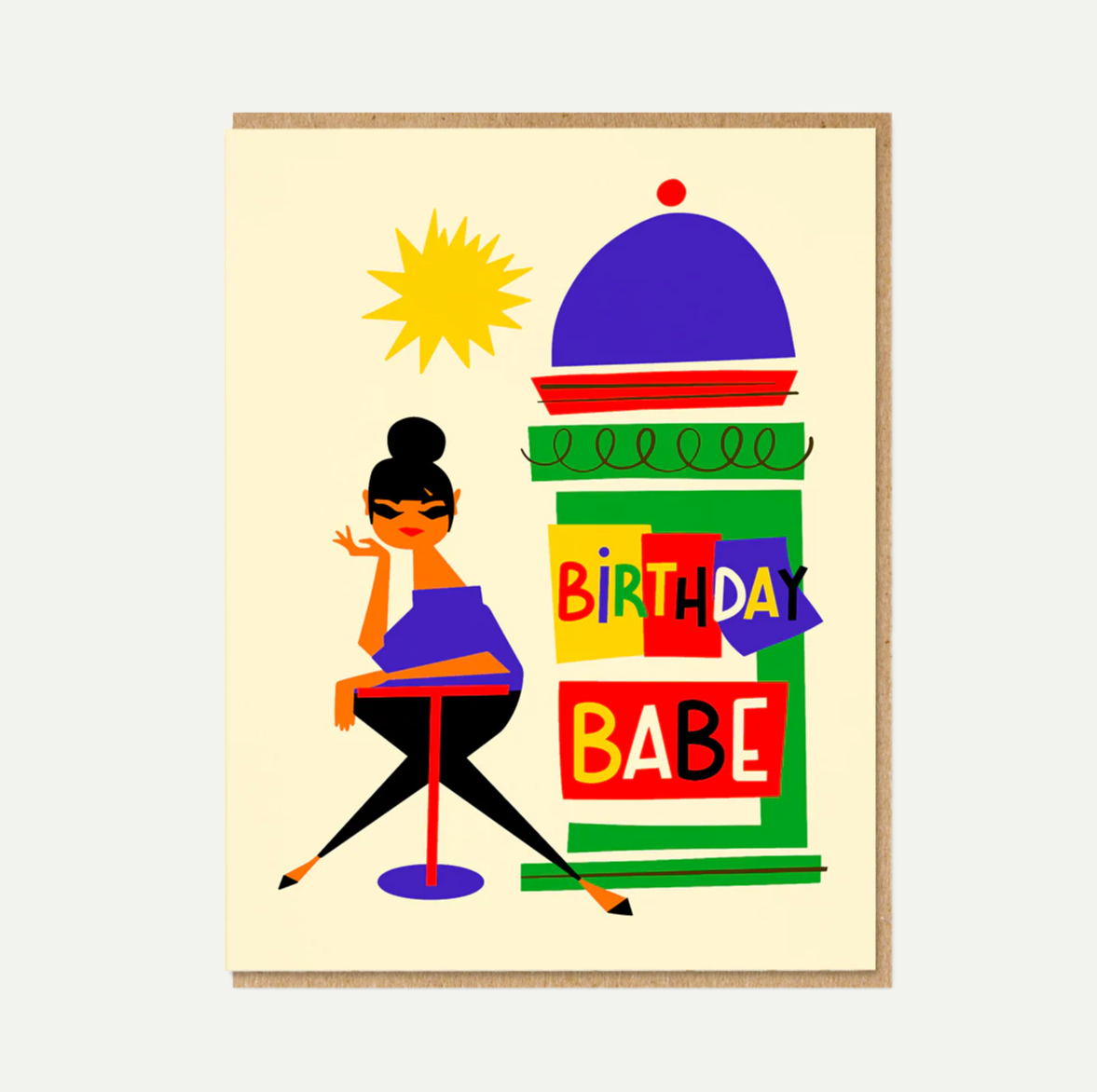 Parisian Birthday Greeting Card