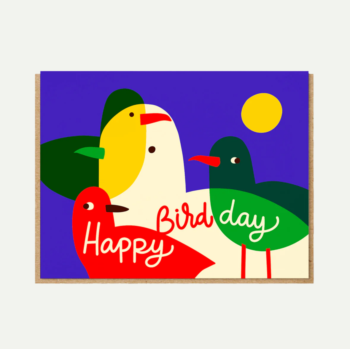Birthday Birds Greeting Card