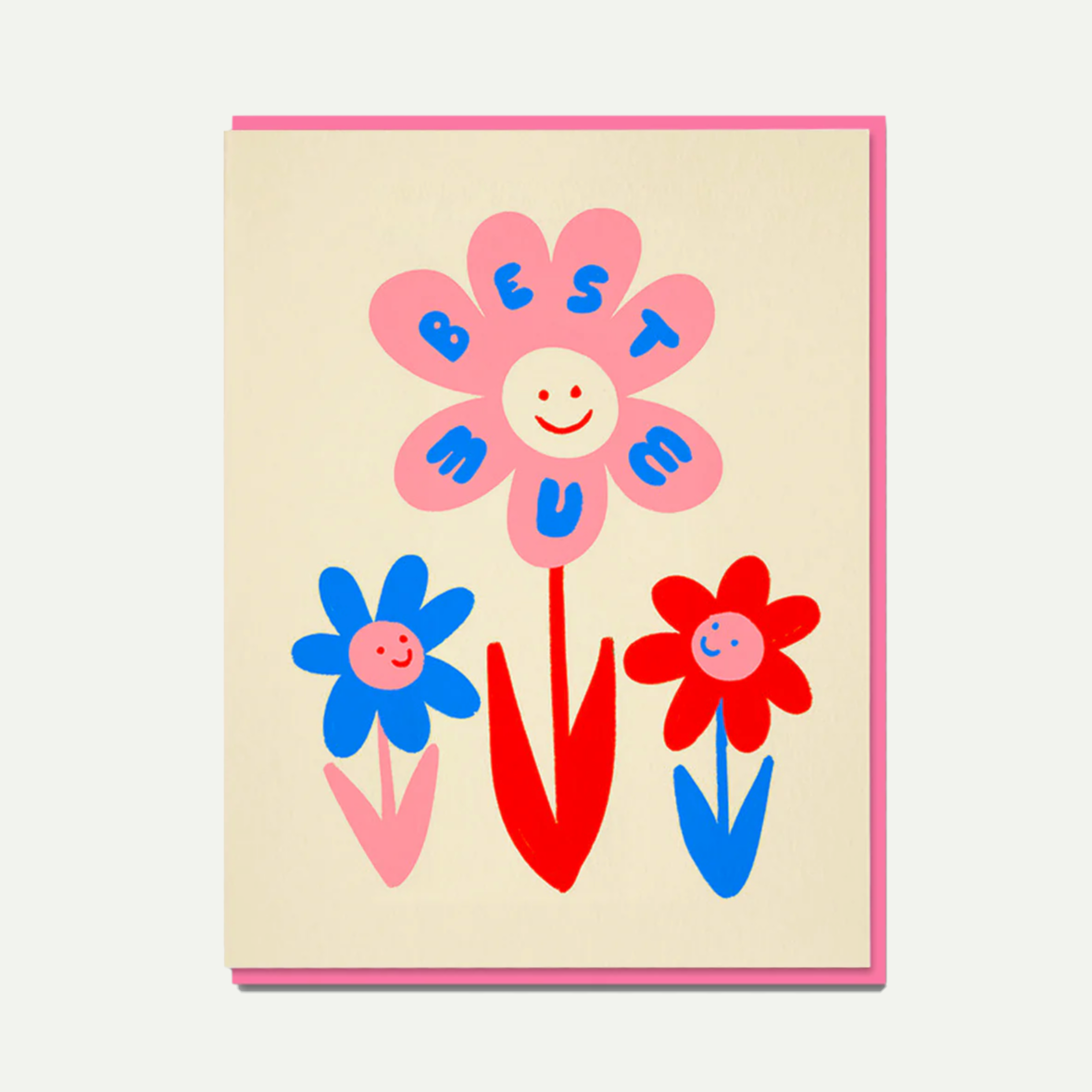 Flower Mum Greeting Card