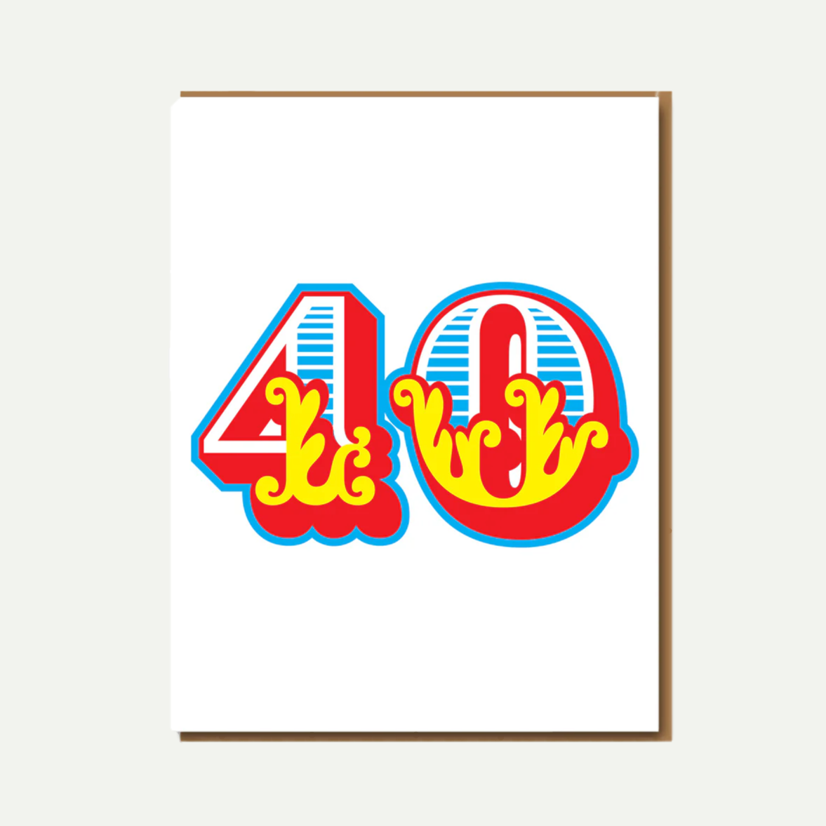Age 40 Birthday Card