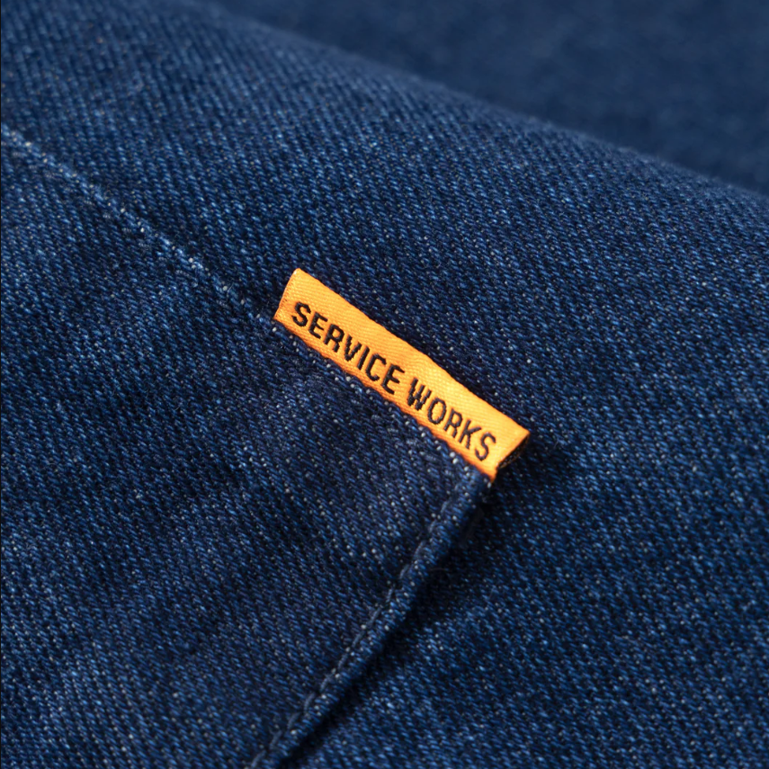 One Wash Denim Script Popover