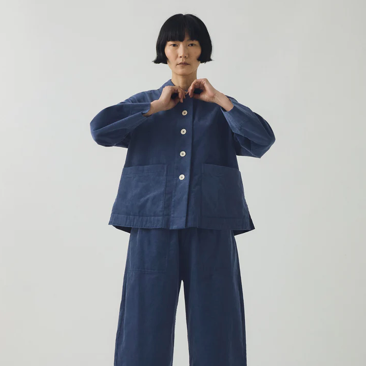 Denim Blue Cord Shirt