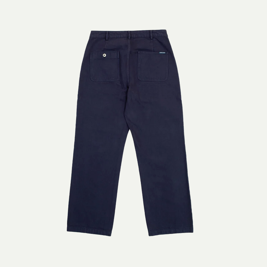 Navy Patch Pocket Pant
