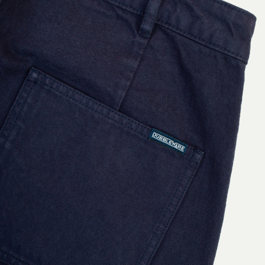 Navy Patch Pocket Pant