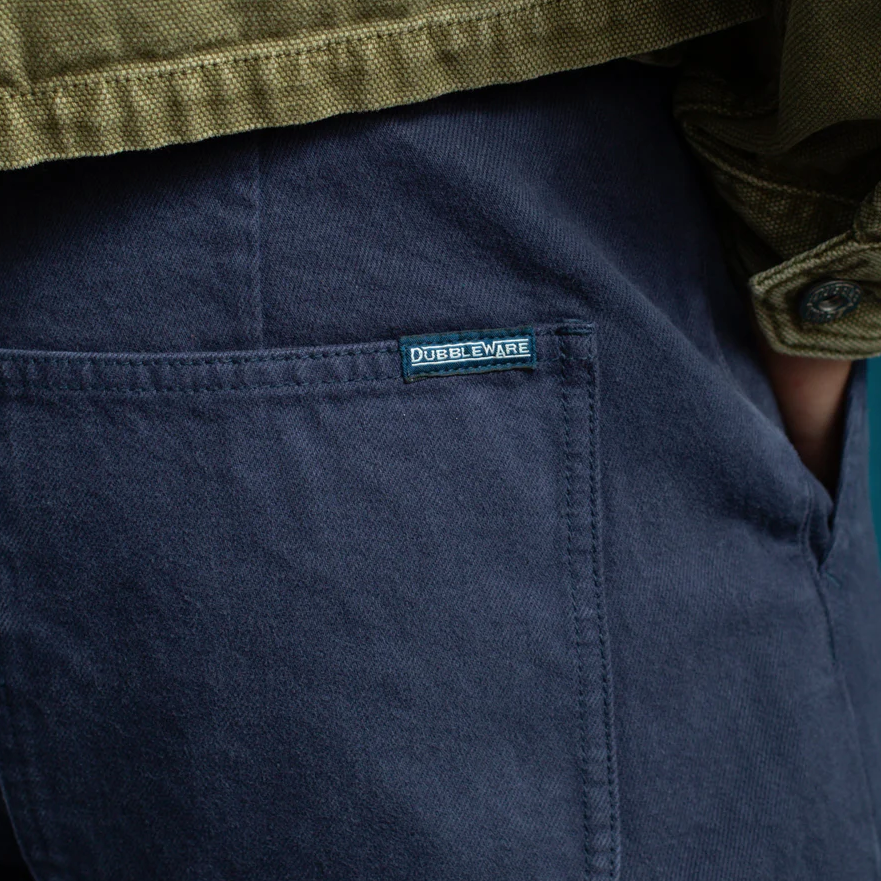 Navy Patch Pocket Pant