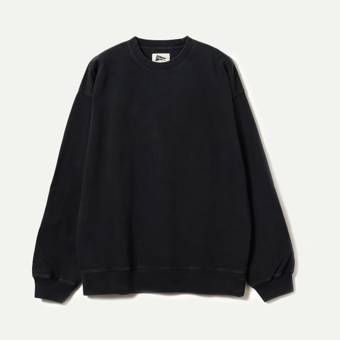 Faded Black Jaar Reinforced Crew Sweatshirt